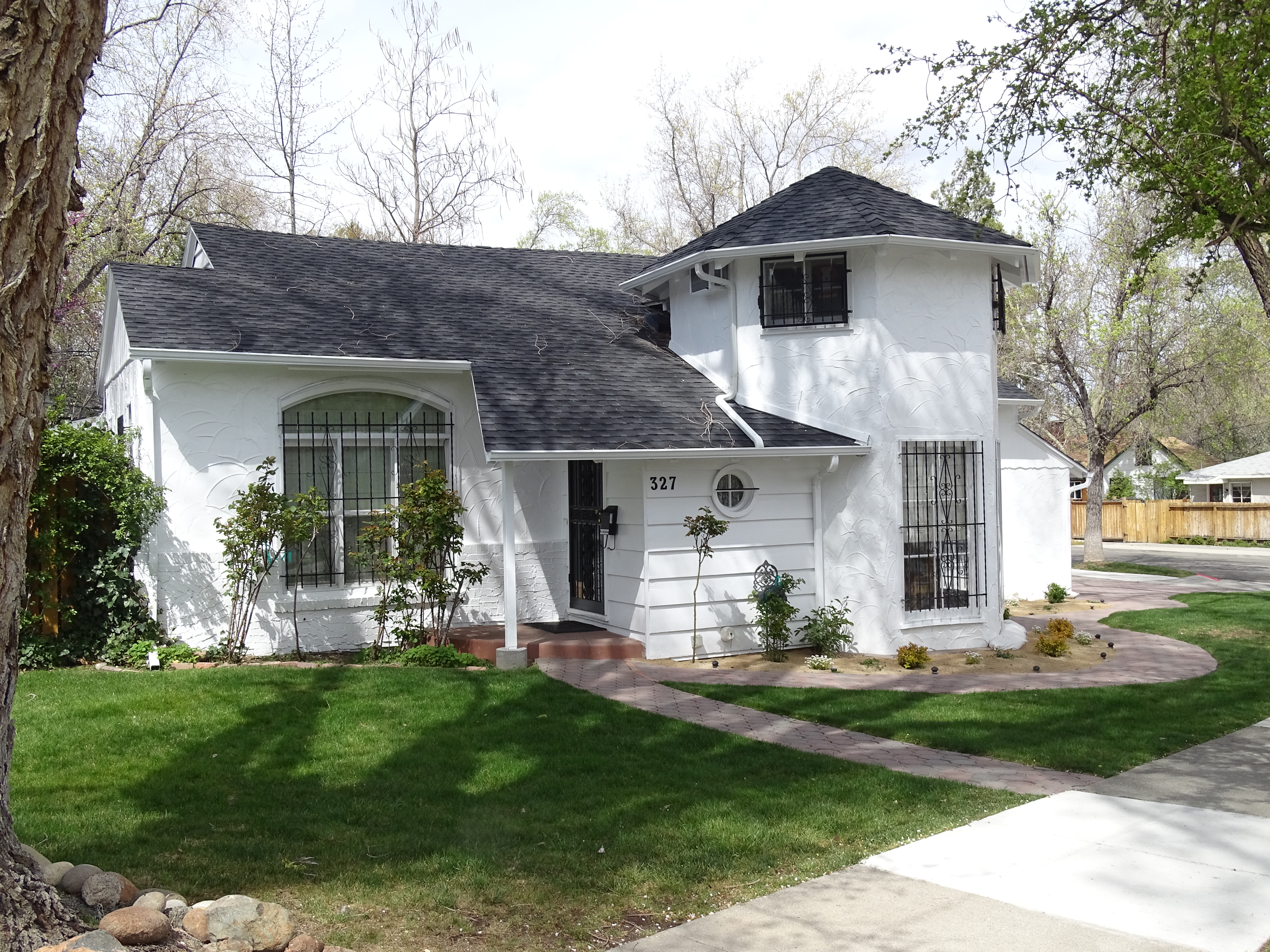 One of the many eclectic houses on Mary Street in the Midtown area
